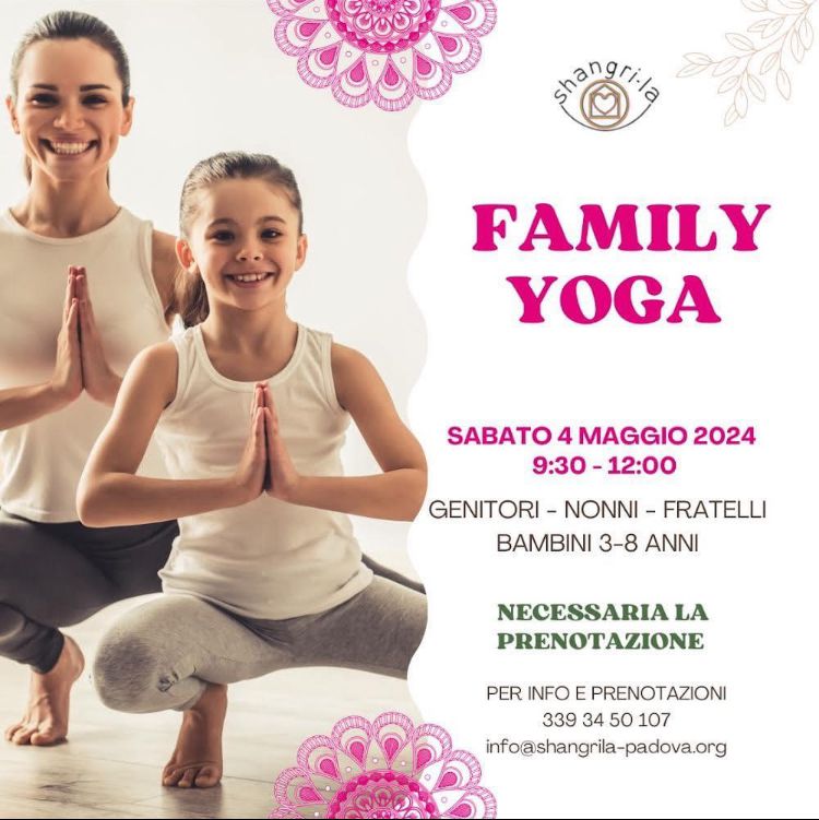 FAMILY YOGA - SABATO 4 MAGGIO 2024